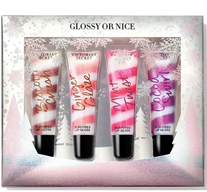 Victoria’s Secret Glossy Or Nice Flavored Lip Gloss - Подарочный набор блесков для губ